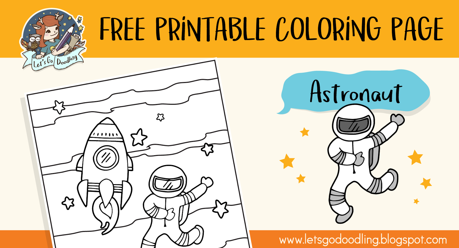 How To Draw Astronaut - Easy Step By Step Drawing Tutorial