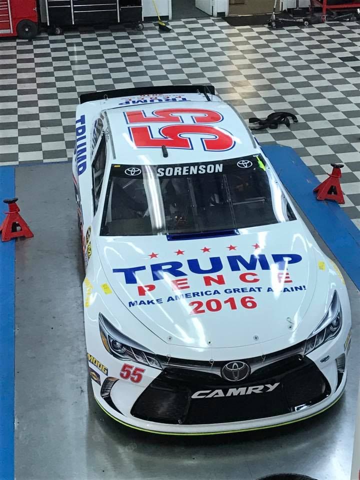 NASCAR drivers have supported Trump from the beginning ~