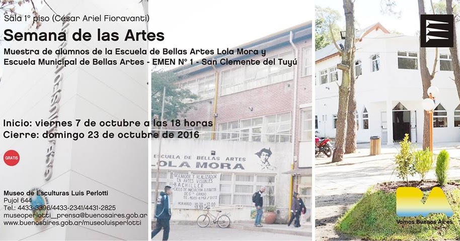 LA ESCUELA MUNICIPAL DE BELLAS ARTES EXPONDRÁ EN UN MUSEO DE BUENOS