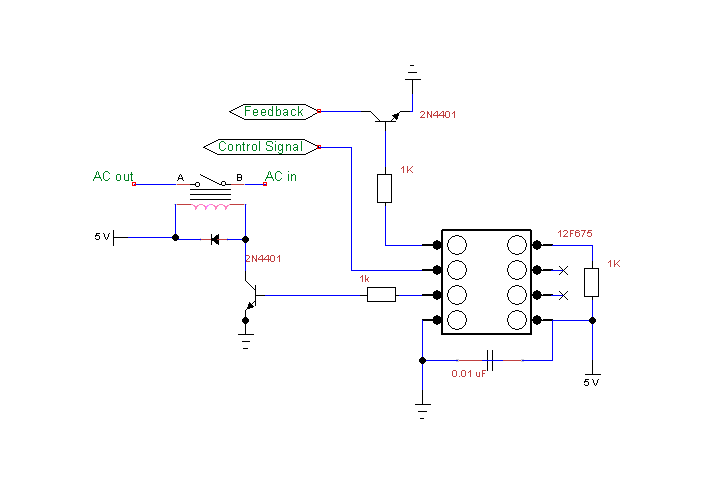 some assembly required: Projector Control Circuit Details