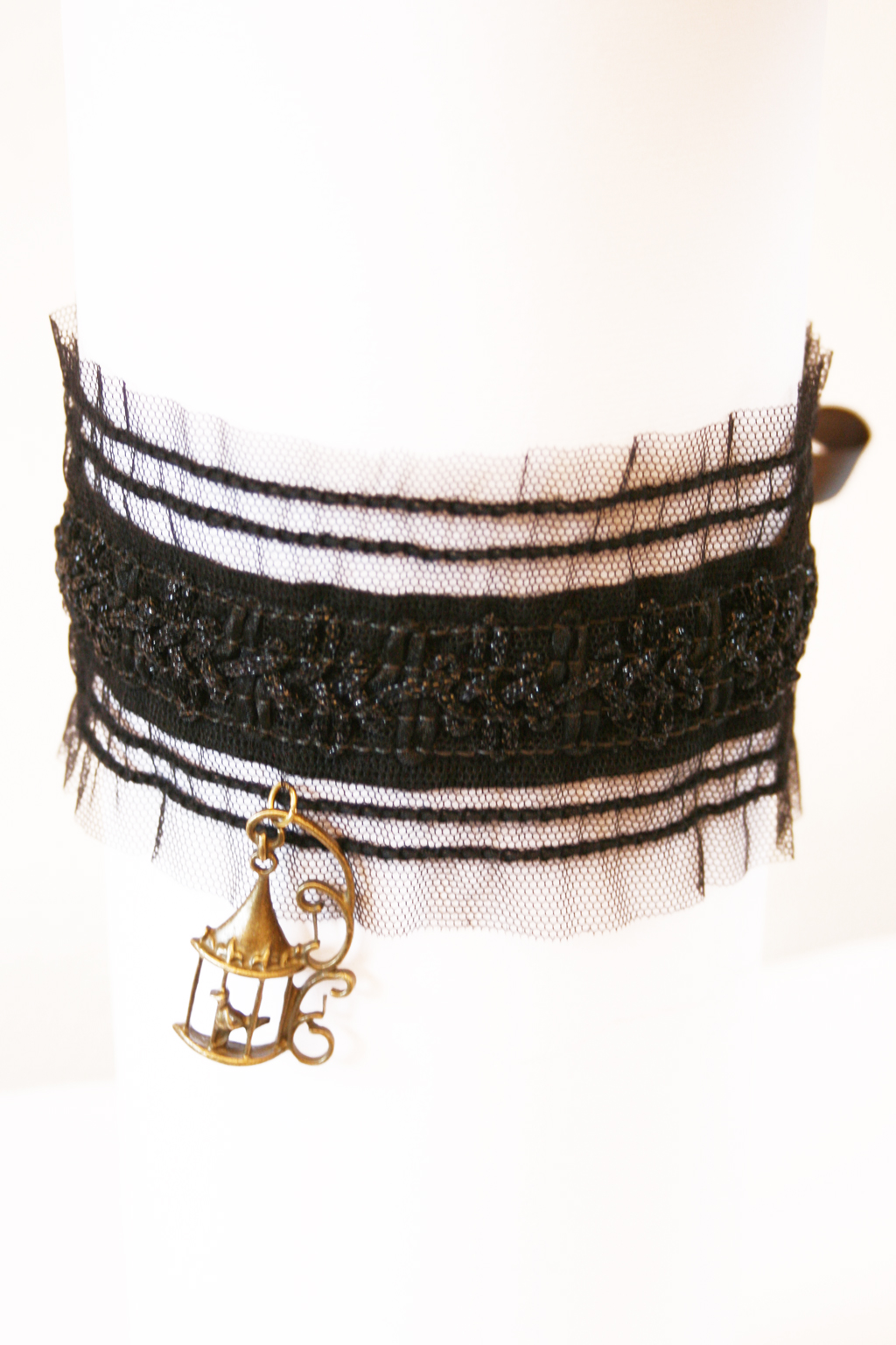 Collare Nero In Pelle Con Maniglia Modello Bombee Per Cani: Collare - Foto 3