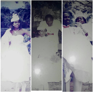 Throwback photo of Rita Edochie and her husband at their marriage in 1990 Rita edochie's wedding photo
