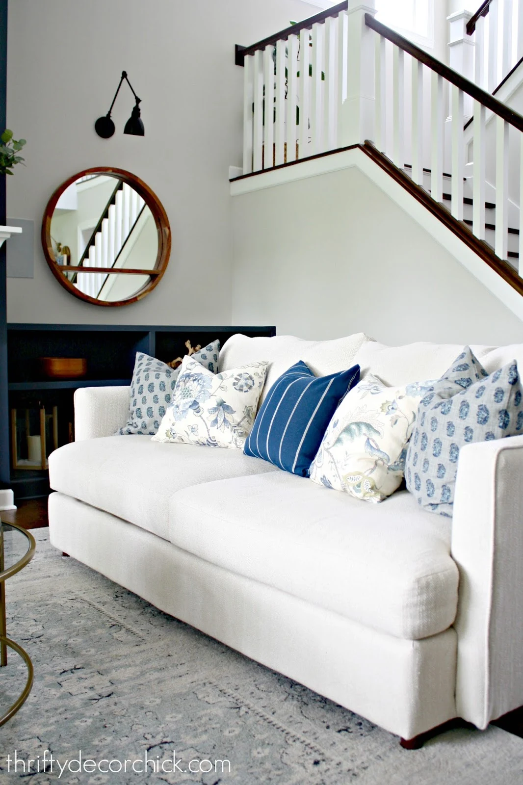 How to Keep Couch Cushions From Sliding, Thrifty Decor Chick