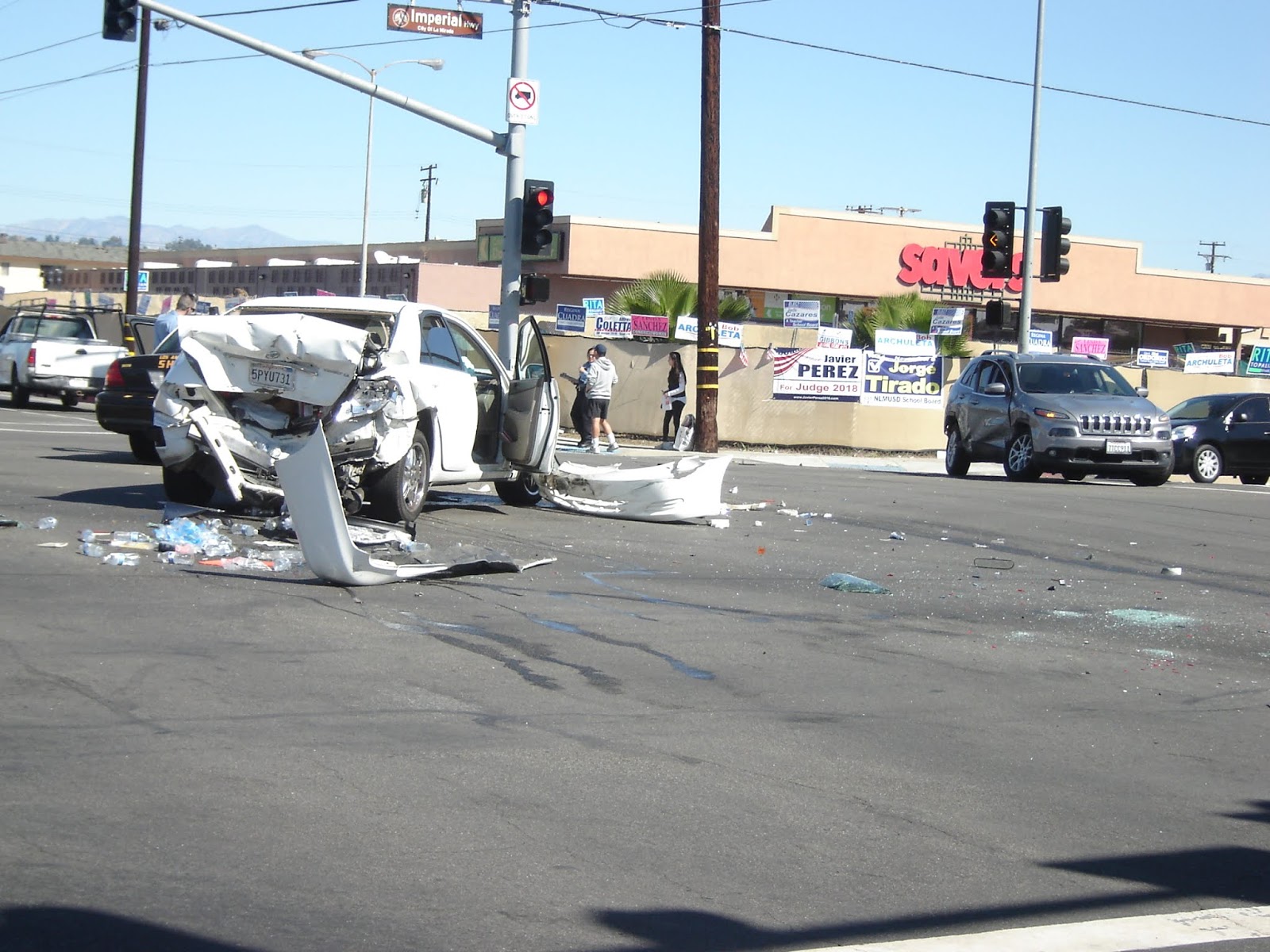 La Mirada News Source Three hospitalized after two traffic related