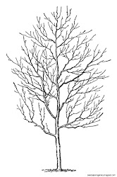 tree line clip fall trees drawing graphics winter pixels