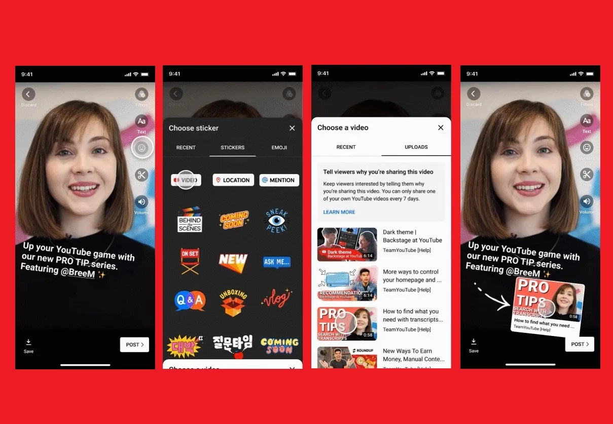 Creators – New sticker on Stories lets viewers add videos to their Watch Later playlist