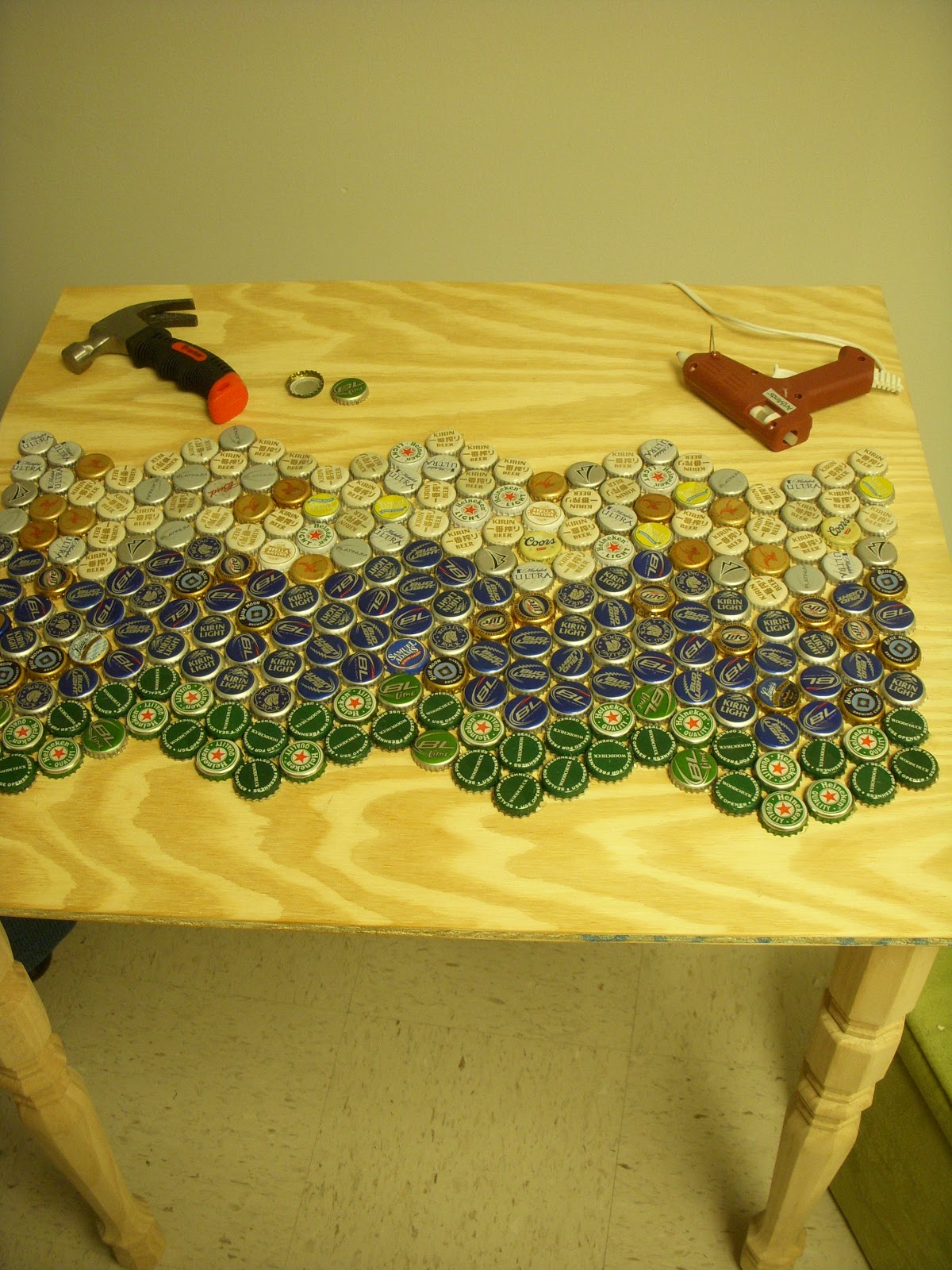 Who's-its and What's-its: Beer Bottle Top Table
