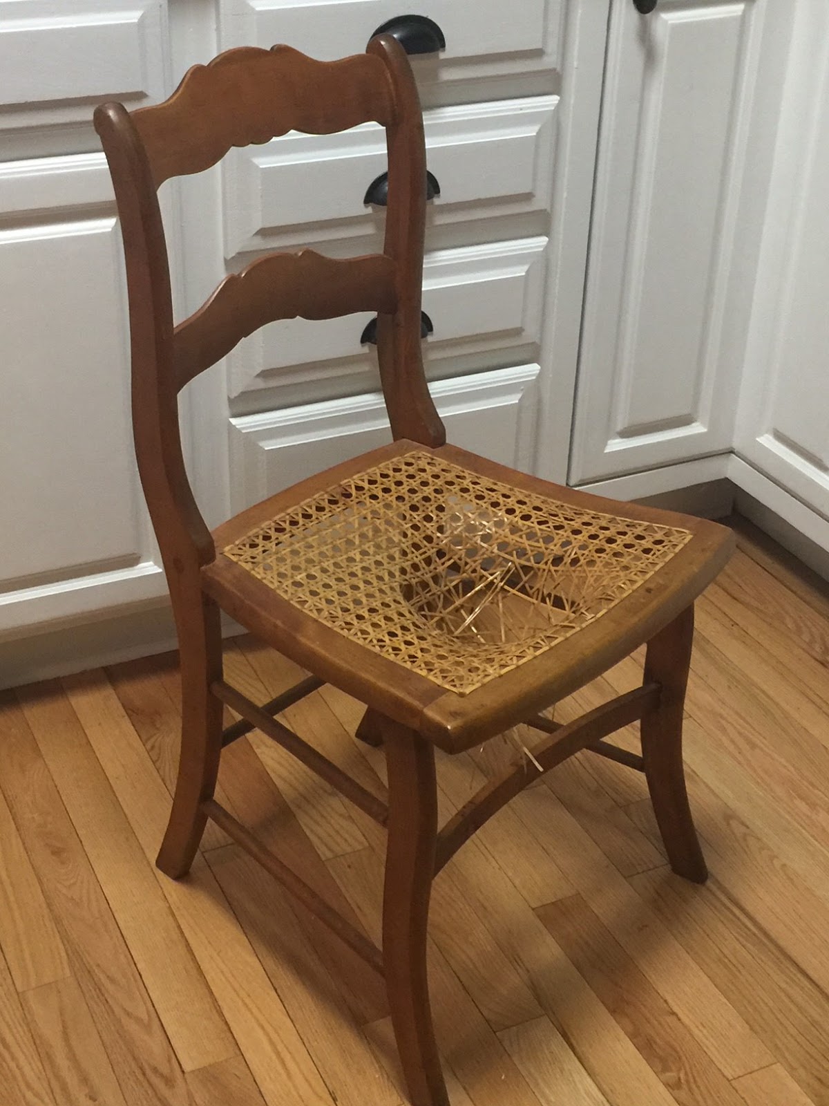 Distress Yourself Out! How to Reuse That "Broken" Chair!