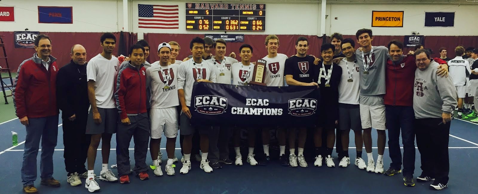 Harvard Men's Tennis Blog 25 Harvard Men's Tennis wins the ECAC Title!