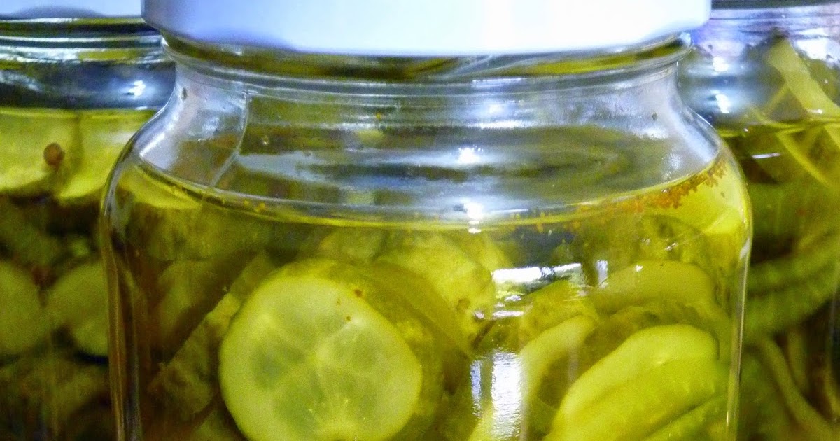 Diário das Panelas: Pepino agridoce em conserva