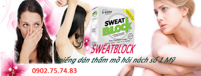 SweatBlock ngăn chặn đổ mồ hôi nách số 1 tại Mỹ