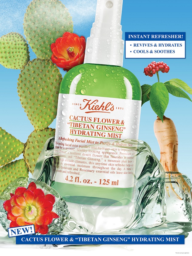 mylifestylenews KIEHL'S Introduces Cactus Flower & Tibetan Ginseng