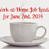 Work-at-home Job Leads for June 2nd, 2014