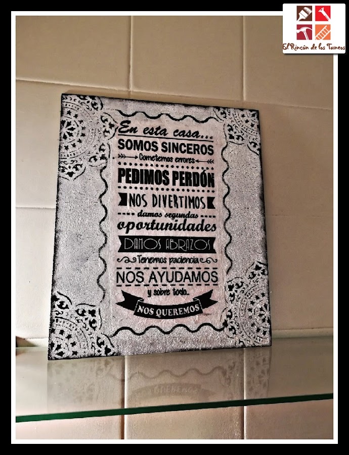 como hacer un cartel de madera