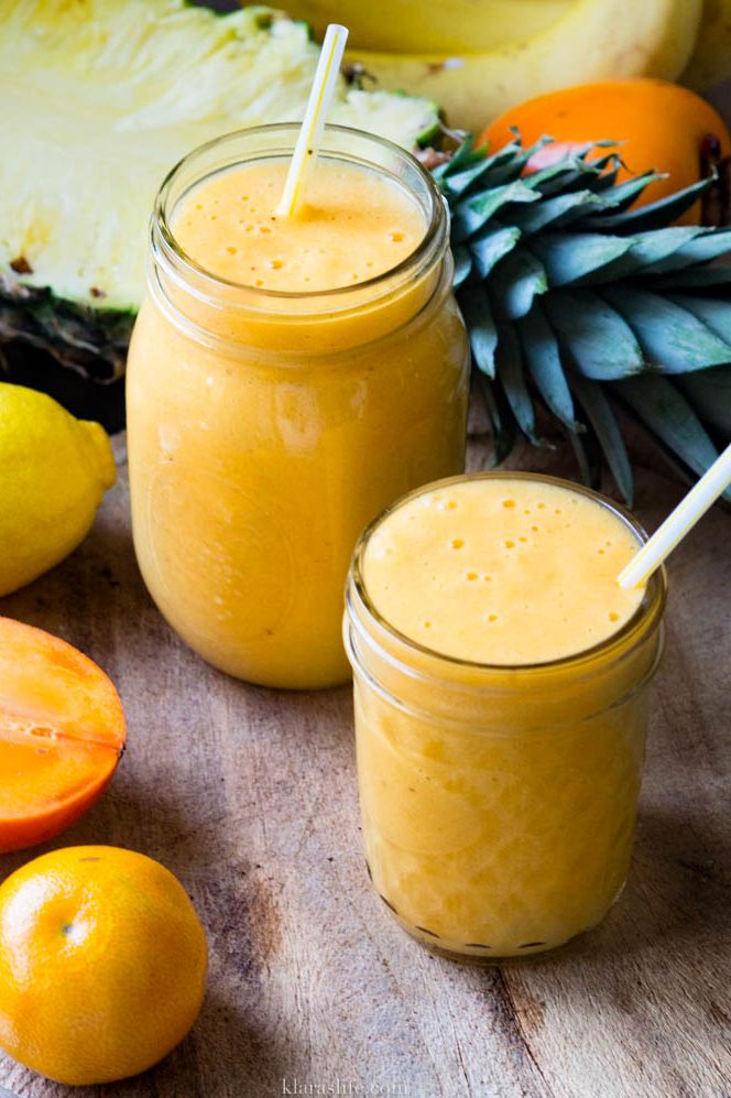 Vitamin C Smoothie Power. Need more recipes? Check out 15+ List of Vegan Drinks that are Extremely Delicious. vegan coffee smoothie | smoothies vegan | vegan smoothies breakfast | vegan detox smoothie | breakfast smoothie vegan #vegan #banana #drinks #smoothie #healthtips