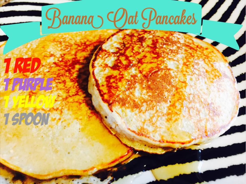 Muscles In Heels 21 Day Fix Banana Oat Pancakes