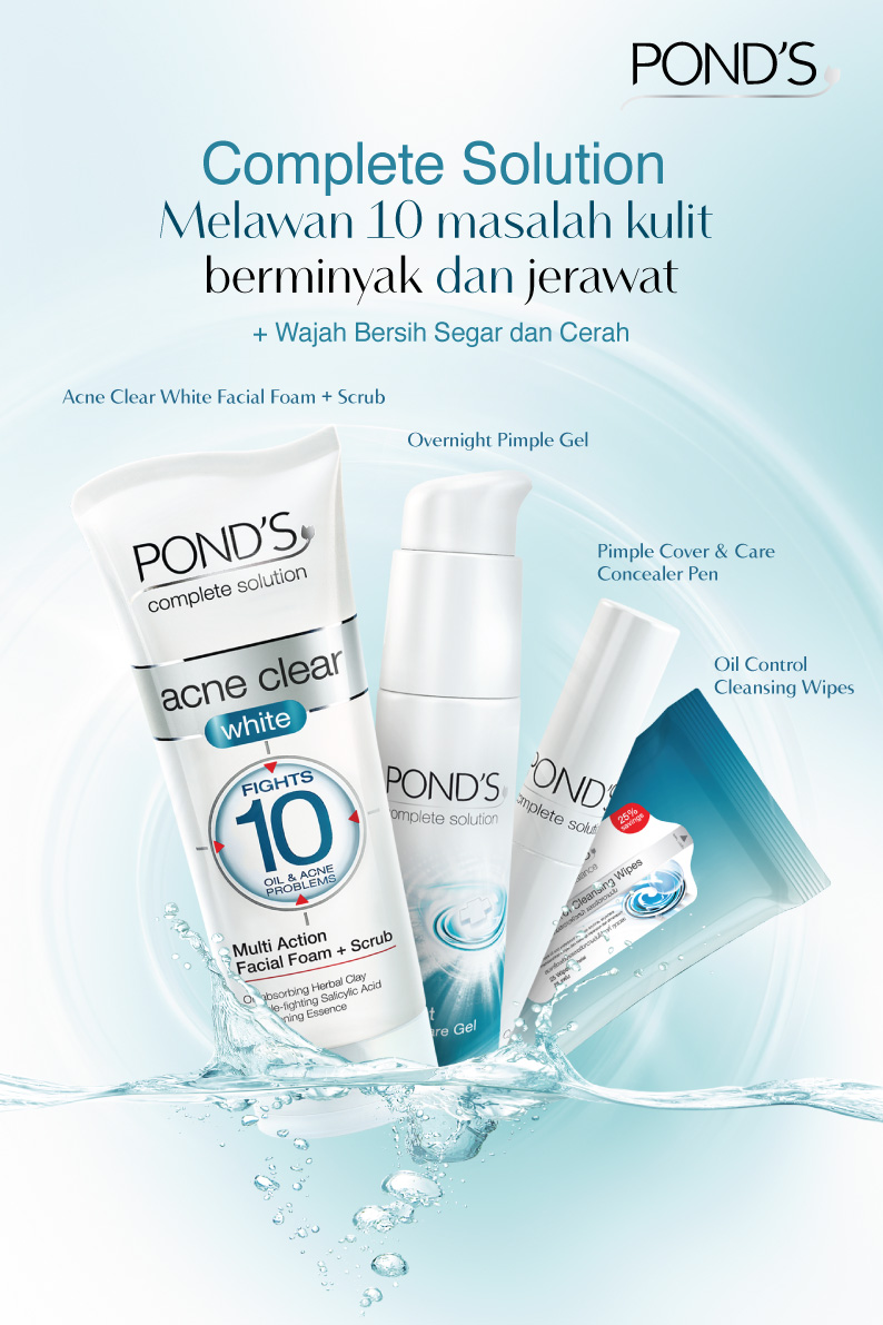 skincare ponds acne solution