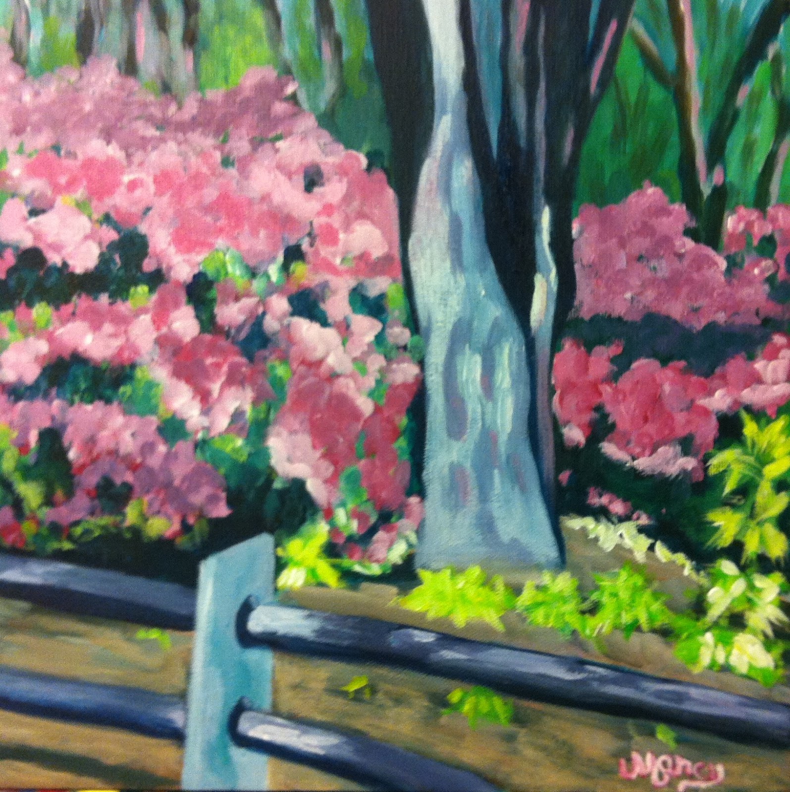 Marcy Brennan Art Lettuce Lake Park Entrance, Tampa by Marcy Brennan