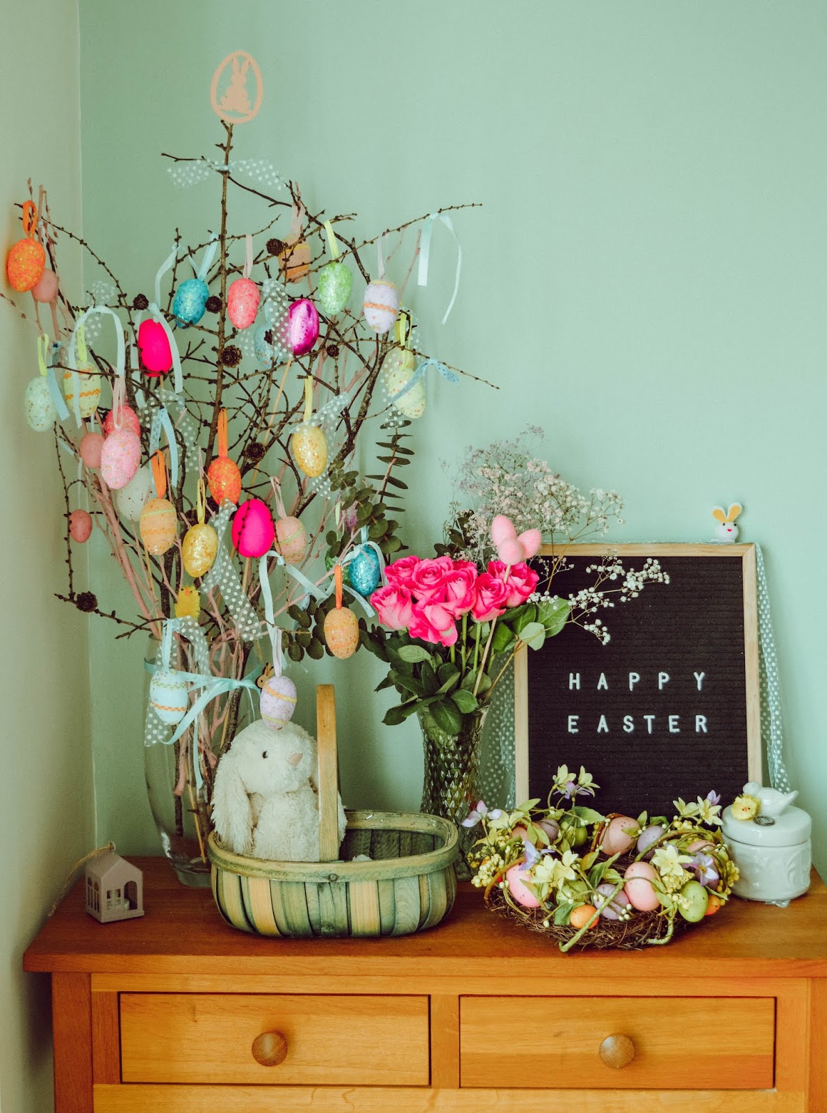 DIY Decorative Twig Easter Tree ♥ Dolly Dowsie