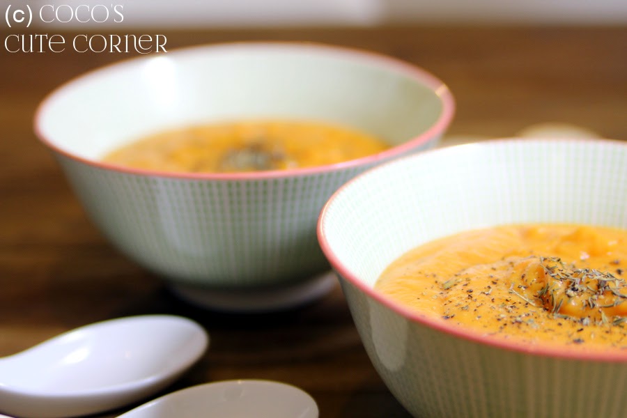 Sweet Patatoe Soup with dried Apricots