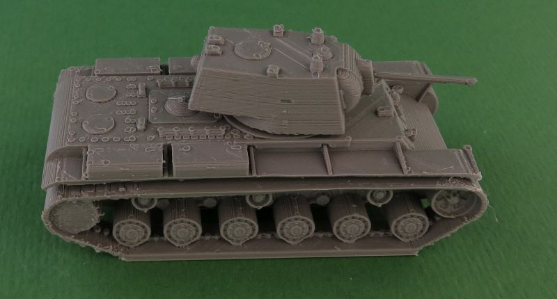 15mm 1/100 WWII Russian Painted Early-War KV-1 Wargaming Model