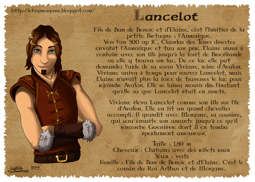 la fée Fiche de Lancelot la fée Fiche de Lancelot