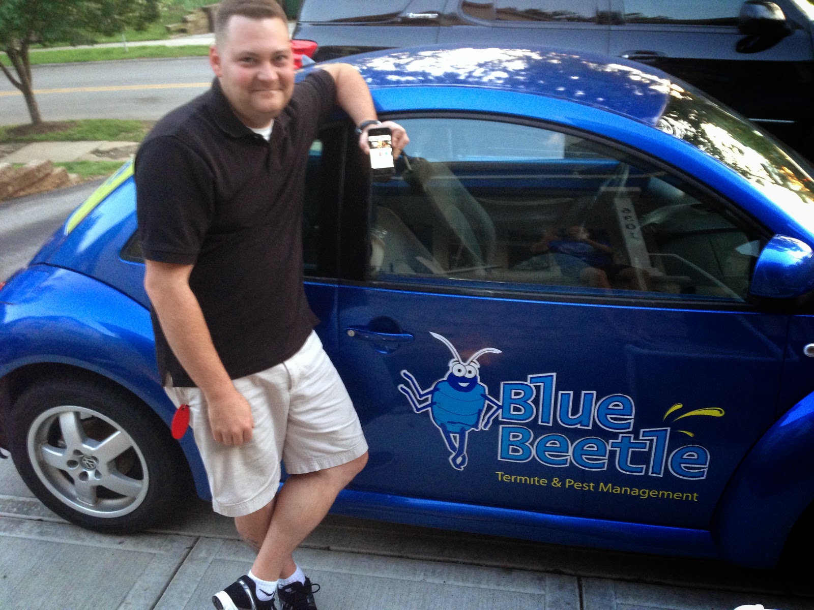 Kansas City iPhone Doctor iPhone 4S Liquid Damage Blue Beetle Pest