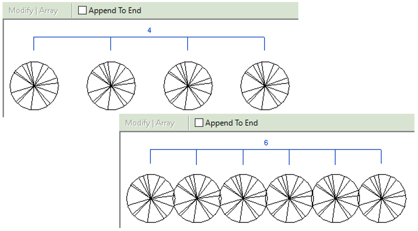 Revit Recess: Revit Array: Append To End