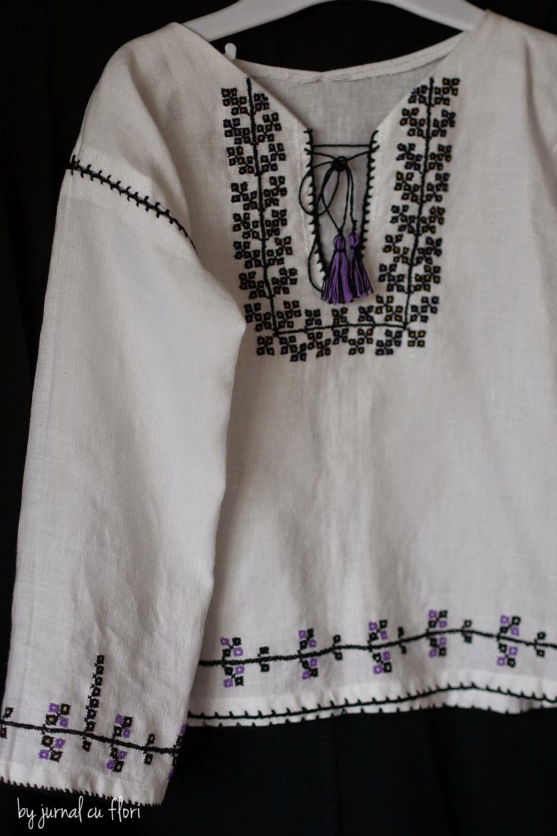 camasa, ie  traditionala pentru baiat model din zona Sibiu Transilvania, costum popular romanesc