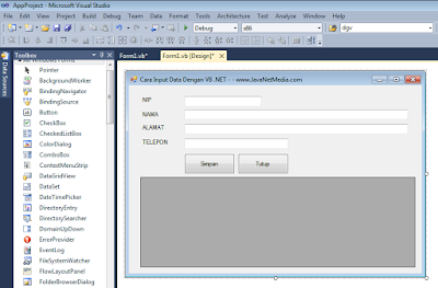 VB .NET - Cara Input Data Kedalam Database SQL Server