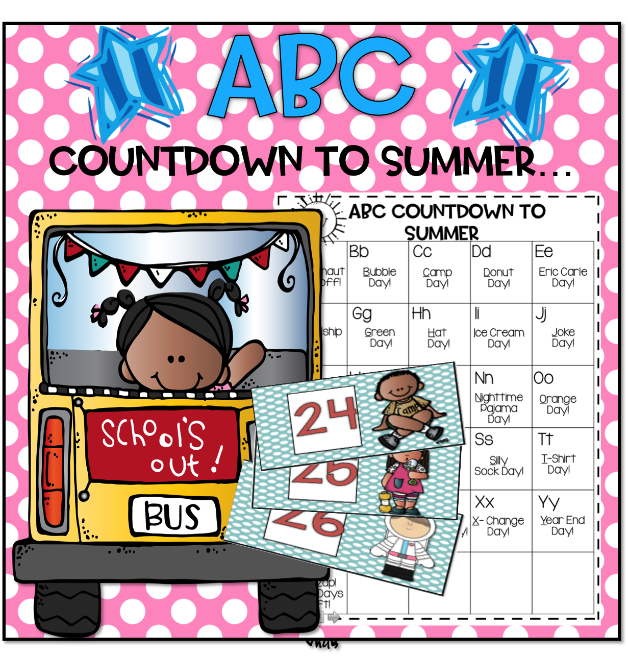 1st Grade Hip Hip Hooray!: ABC Countdown to Summer!