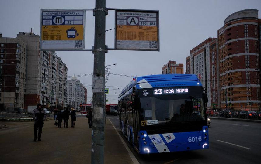 Первый маршрут электробуса. Электробус с динамической подзарядкой Санкт-Петербург.