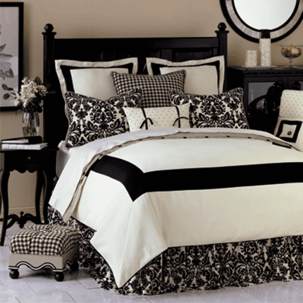Dormitorios decorados en blanco y negro - Ideas para decorar dormitorios