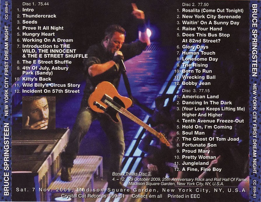 Bruce Springsteen - 2009-11-07 - New York NY (SBD/FLAC)