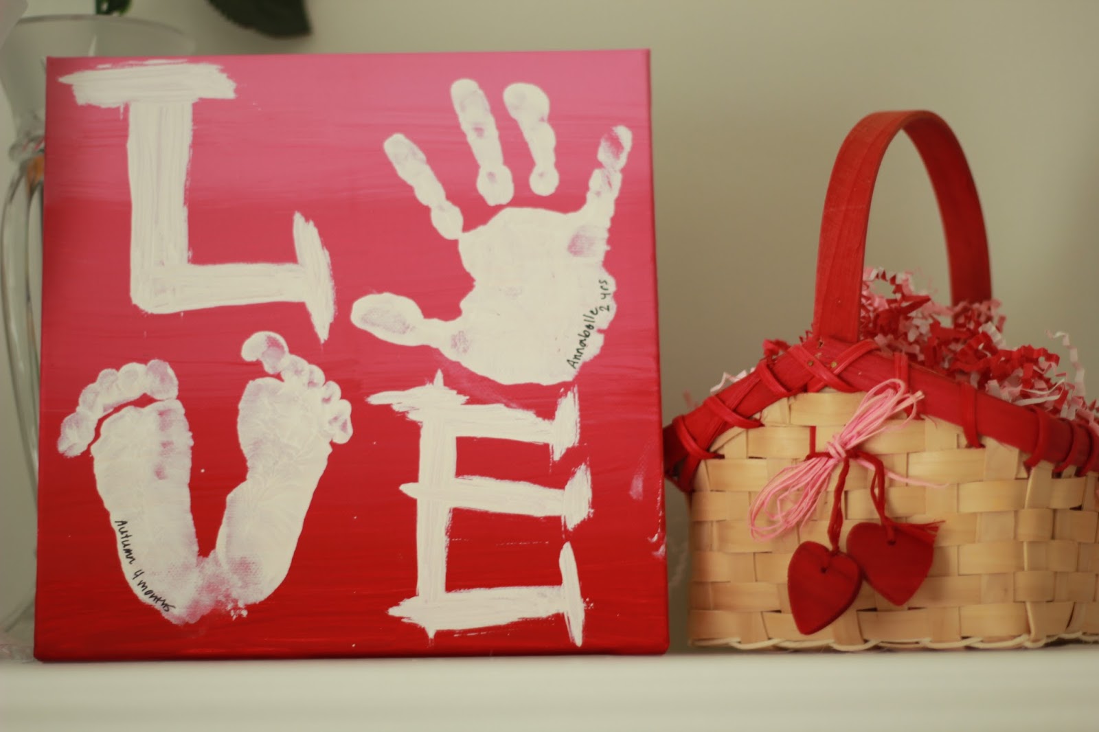 Valentine's Day Handprint Craft - A Sprinkle of Joy
