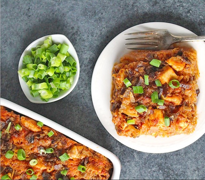 Paleo Barbecue Chicken Casserole #whole30 #healthyrecipes