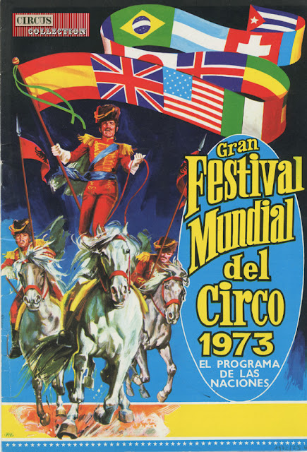 Gran Festival Mundial del circo 1973 el programa de lay naciones