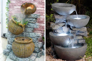 Marzua: Fuentes de jardín