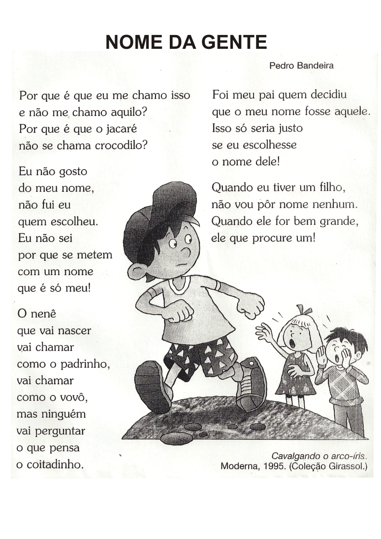 Espaço Educar Nome da gente Espaço Educar Nome da gente