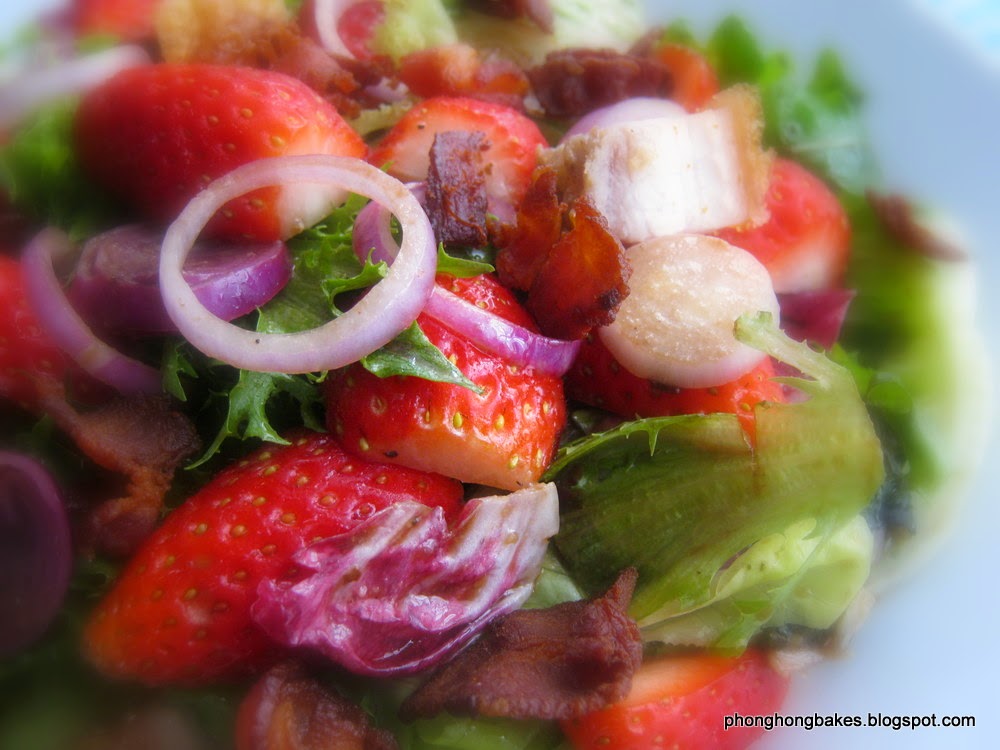 PH the Malaysian Carnivore Strawberry Salad with Balsamic Vinaigrette