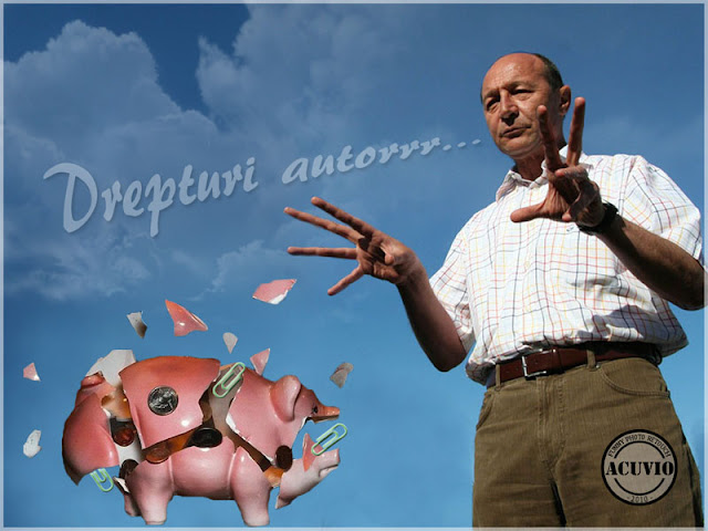 Funny photo Traian Basescu Drepturi autor