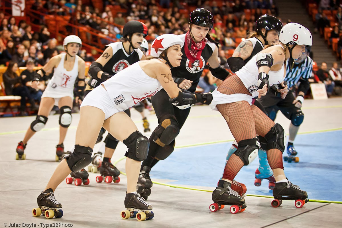 Roller Derby 101 Weeks 6, 7, and 8 whips and pushes, transitions