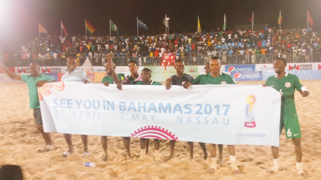 Nigeria Qualify For FIFA Beach Soccer World Cup After Beating Morocco 6-1