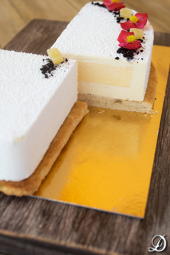 Tarta de Piña, Coco y Chocolate blanco