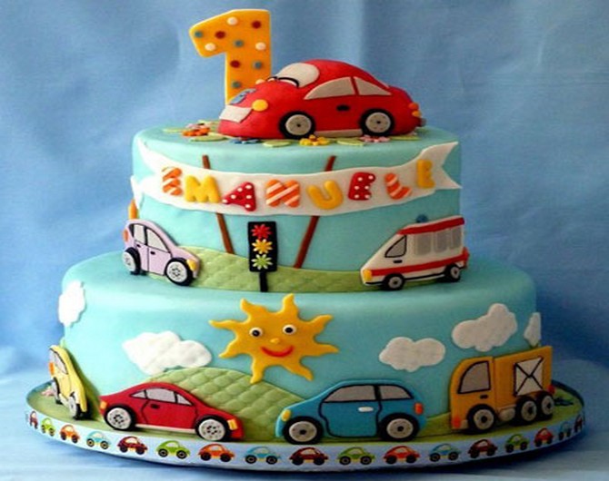 Gambar Model kue  tart ulang  tahun  anak  laki  laki  Masakan 