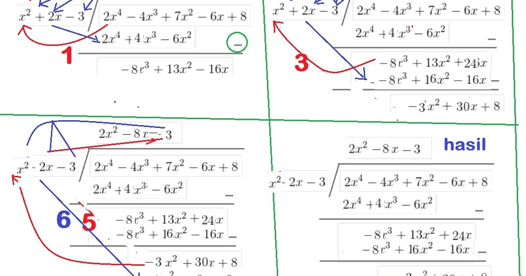 Contoh Soal Pembagian Suku Banyak Dengan Cara Bersusun Contoh Soal Pembagian Suku Banyak Dengan Cara Bersusun
