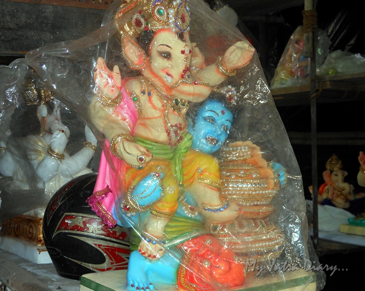 Ganesha idols, Ganesh Chaturthi Festival, Mumbai