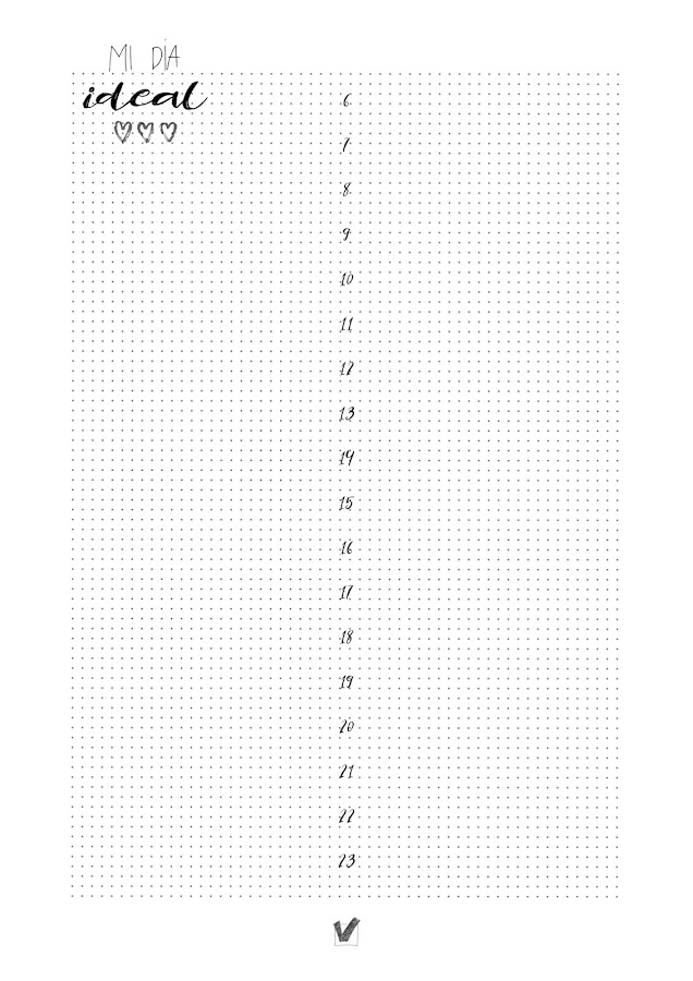 imprimibles agenda gratis