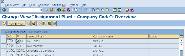 Sap company code to plant picture