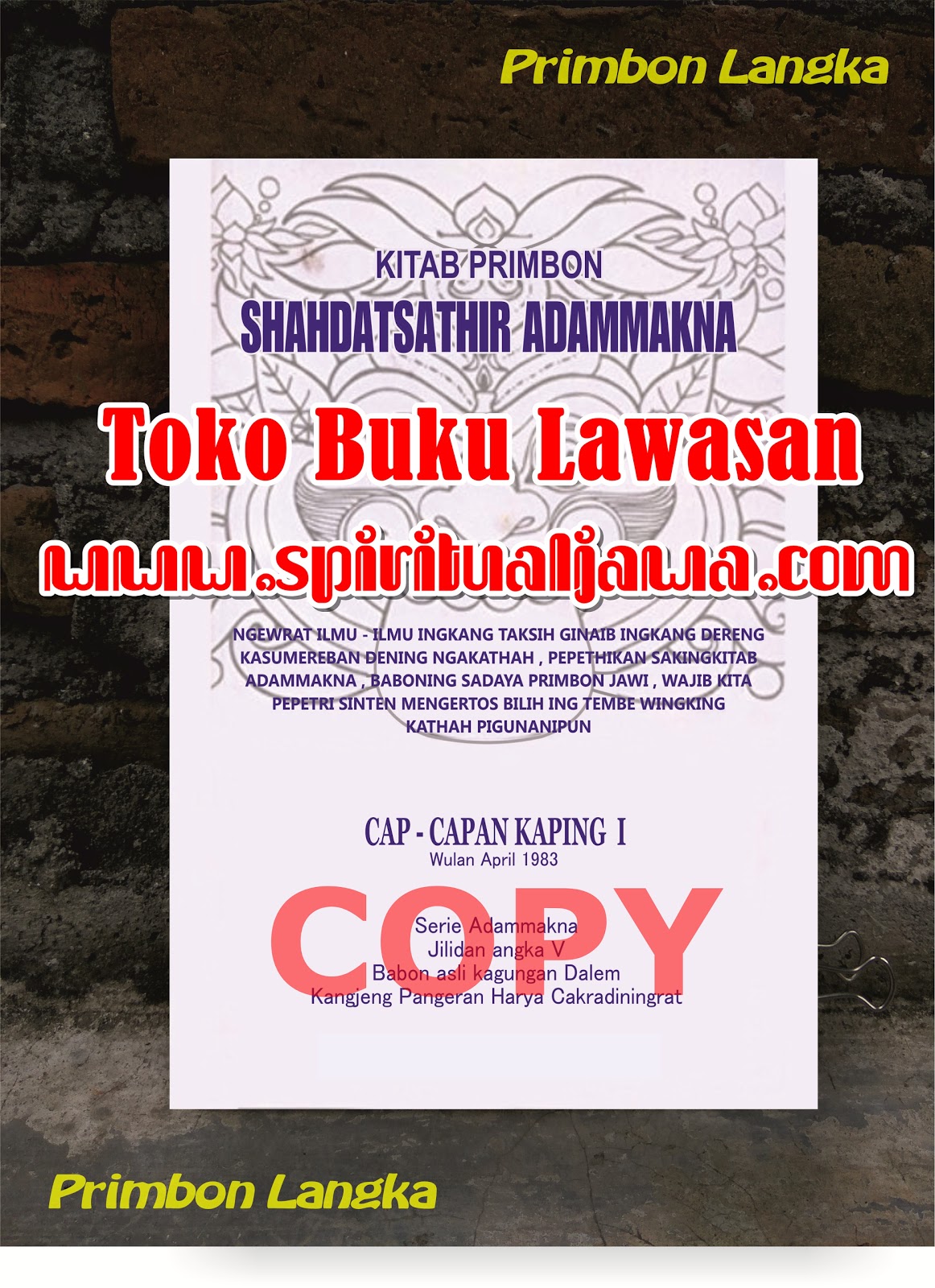 Buku Primbon Jawa Lengkap Pdf